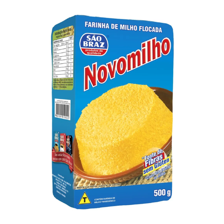 Farinha De Milho Flocada Novomilho 500g