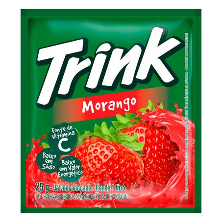 REFRESCO EM PÓ MORANGO TRINK
