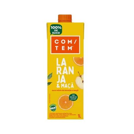 SUCO FRUKI COMTEM LARANJA TP 1L