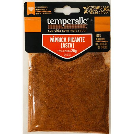 Tempero temperalle paprica picante pct 20g