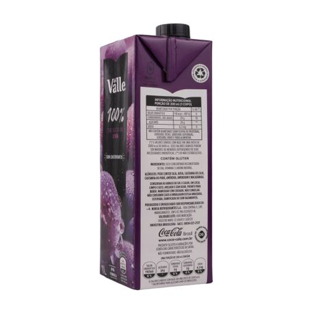 BEBIDA DEL VALLE 100% UVA TP 1L 360-41