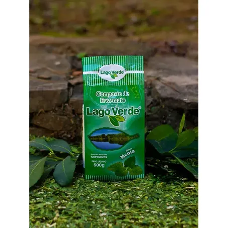 ERVA MATE LAGO VERDE MENTA 500G