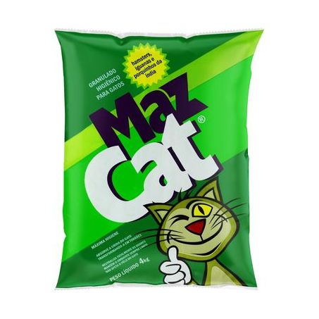Areia Higiênica Para Gatos Maz Cat 4KG