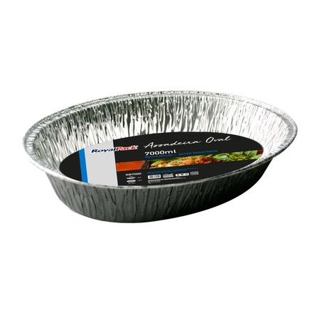 Assadeira royalpack oval sem tampa 7l