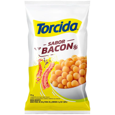 SALGADINHO TORCIDA SABOR BACON 35G