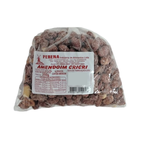 AMENDOIM CRICRI PERENA 250G CHOCOLATE
