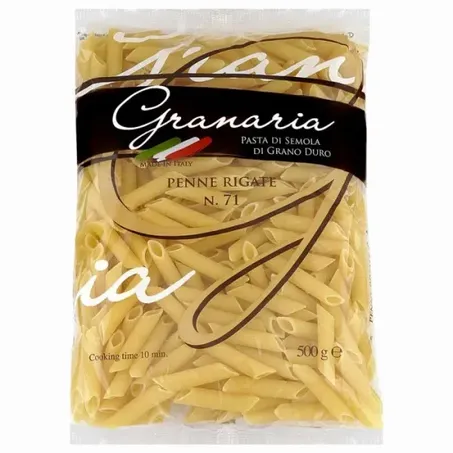 Macarrao Grano Duro Granaria 500g Penne Rigate N71