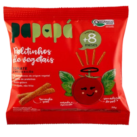 PALITINHOS VEGETAL INFANTIL PAPAPA TOM/MANJ 20G