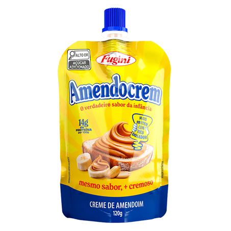 Creme Amendoim Fugini 120g Amendocrem