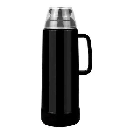 Garrafa térmica mor 1lt use flip de mesa cor preta