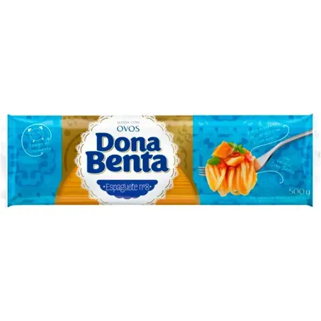 Macarrão Dona Benta Espaguete Nº8 500g