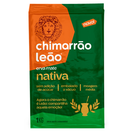 Erva mate leão vácuo 1kg