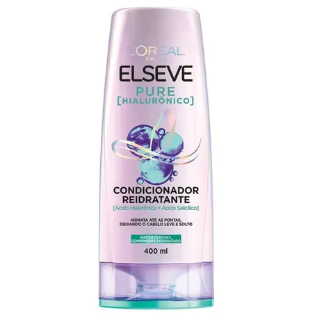 Condicionador Elseve pure hialurônico 400ml