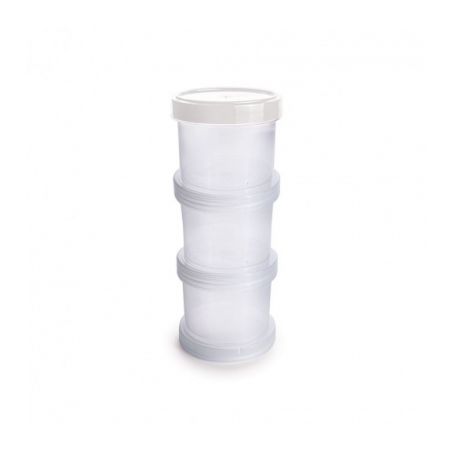 Conjunto organizador plasútil rosqueavel com 3 150ml