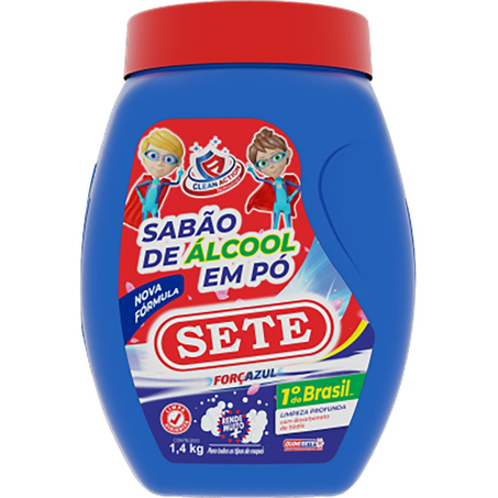 Sabão de Álcool em Pó Sete Arionmax 1,4kg - Quimisete
