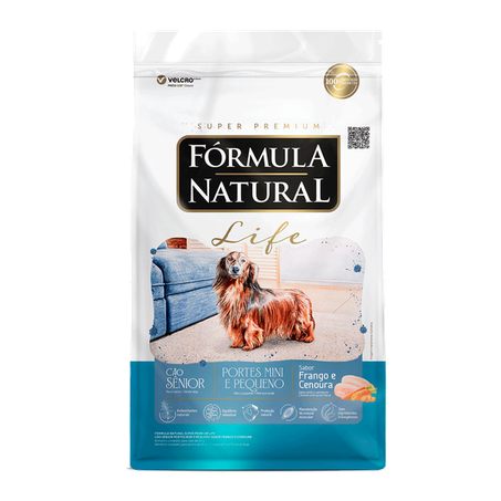 Ração Fórmula Natural Life Cães Sênior Mini e Pequeno 1 kg