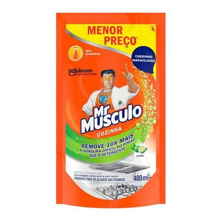LIMPADOR MR.MUSCULO COZINHA LIMAO PROMO 400ML SH