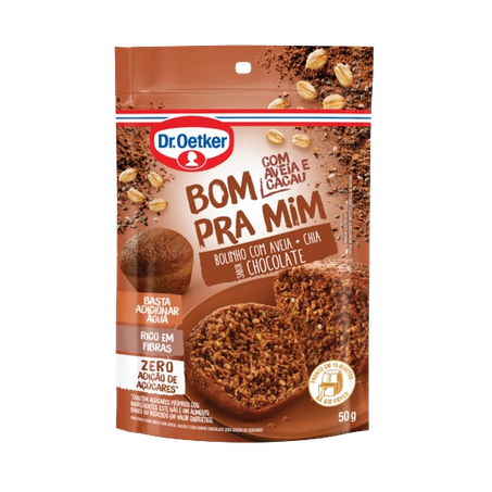 BOLINHO CHOCOLATE BOM PRA MIM DR OETKER 50 G      