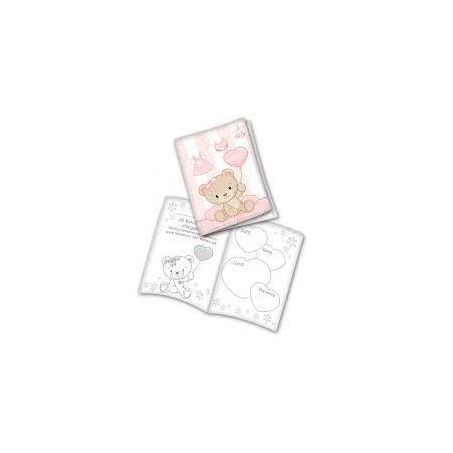 FESTCOLOR CONVITE BABY SHOWER URSINHA ROSA C/8    