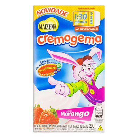 MINGAU MORANGO MAIZENA CREMOGEMA