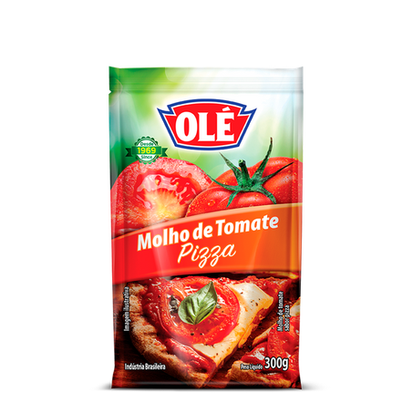Molho de tomate pizza sache olé 300g