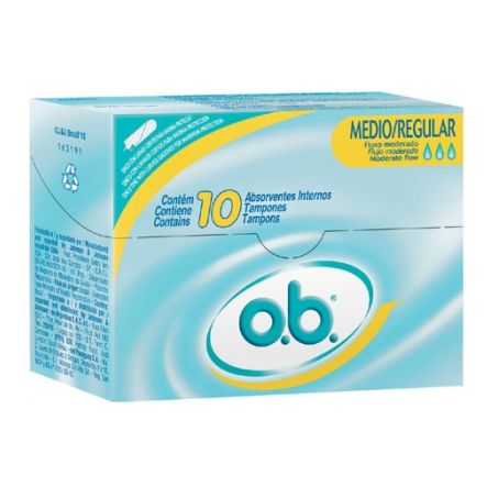 Absorvente Interno Ob Médio Pacote 10UN