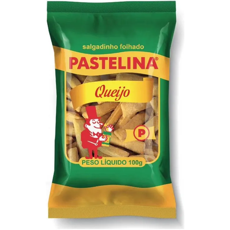 SALGADINHO PASTELINA SABOR QUEIJO 100G