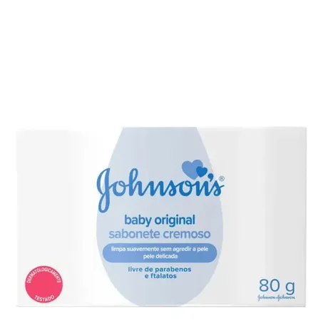 Sabonete johnson's baby original caixa 80g