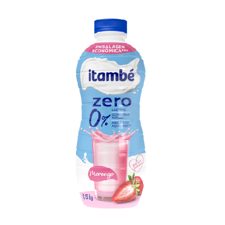 Iogurte Líquido Itambé S/Lactose Zero Morango 1,15g