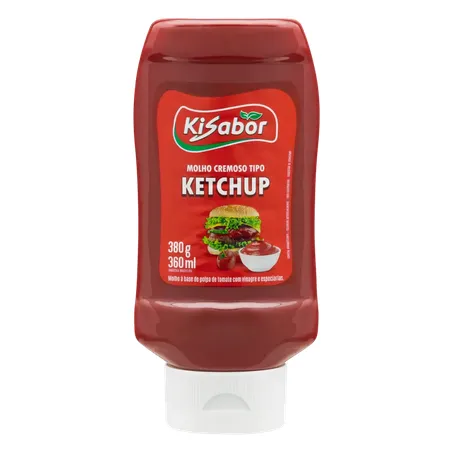 Ketchup Kisabor Embalagem 380G