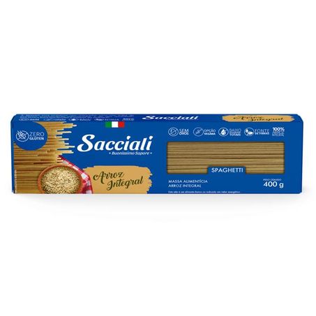 ESPAGUETE SACCIALI ARROZ INTE 400G