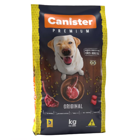 ALIMENTO PARA CÃES CANISTER PREMIUM ORIGINAL 7LG