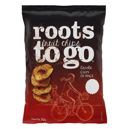 Salgadinho Chips Roots To Go Maça com Canela 32g