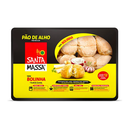 Pão de Alho Santa Massa Bolinha 300G