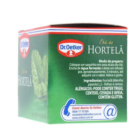 CHÁ DR OETKER HORTELÃ SAQUINHO 10UN 360-7