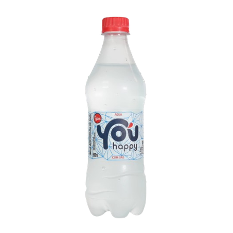 Agua c/gas you happy 500ml