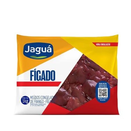 Fígado de Frango Congelado Jaguá Pacote 1kg