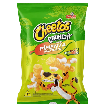 SALGADINHO ELMA CHIPS CHEETOS CRUNCHY PIMENTA 47G