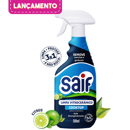 LIMPA VITROCERÂMICO SAIF COOKTOP GATILHO 500ML