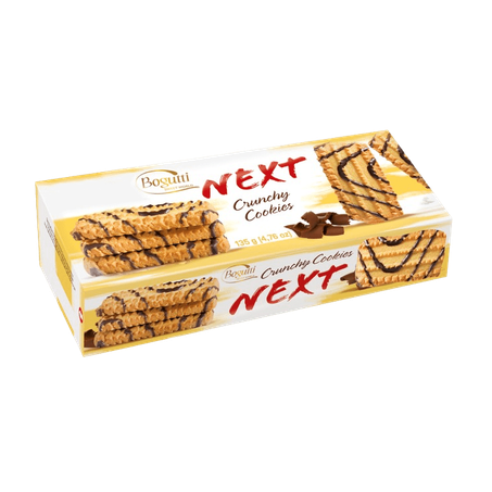 Biscoito Bogutti Next 135g Crunchy Cookies