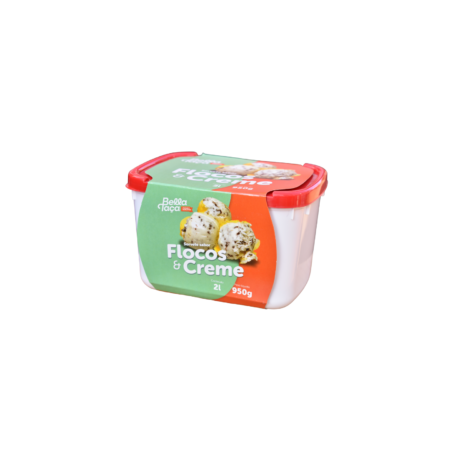Sorvete bella taça flocos 2lt