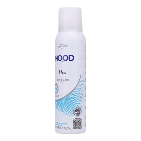 Antitranspirante Aerossol Mood Care Men Frasco Spray 260ml 360-3