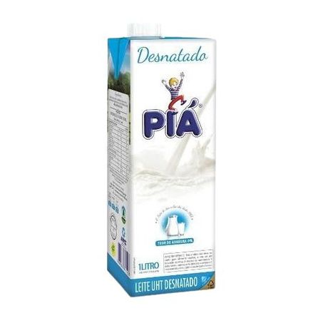 Leite Uht Pia Desnatado TP 1L