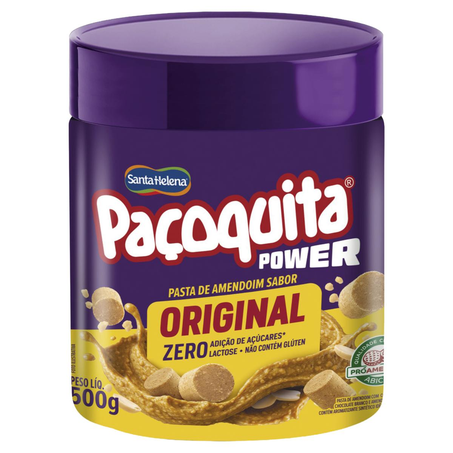 Pasta de Amendoim Paçoquita 500g - Zero - Original