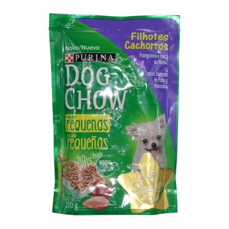 RACAO UMIDA PARA CAES DOG CHOW FILHOTES MINI 100G FRANGO