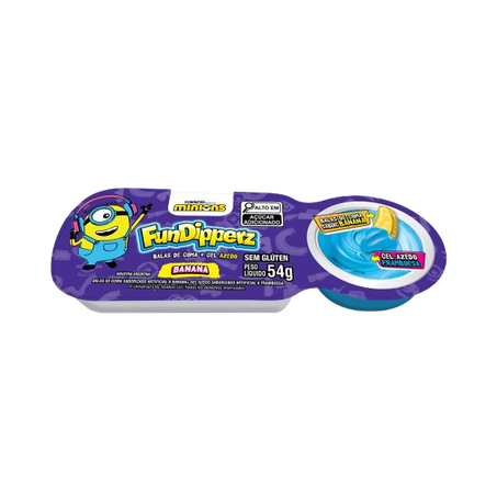BALA DE GOMA+GEL MINIONS FUNDIPPERZ 54 G          