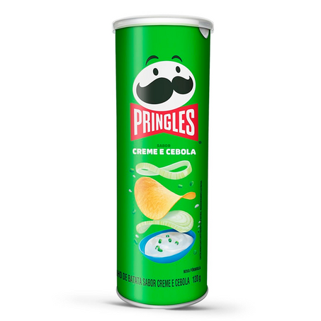 Salgadinho pringles 109g creme e cebola