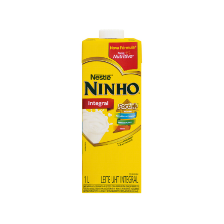 LEITE UHT INTEGRAL NESTLÉ NINHO FORTI+ CAIXA COM TAMPA