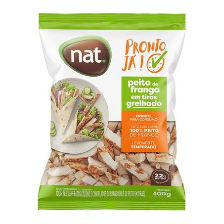 Peito de Frango Pronto 400g - Tiras