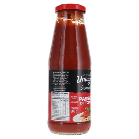 MOLHO UNIAGRO 680G TOMATE PASSATA 360-31